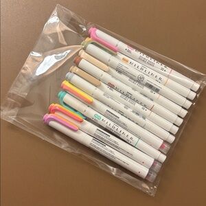 Zebra Mildliner Highlighters Set - 11 marker pens for Notebooks Planners & more